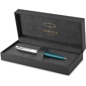 Parker 51 Ballpoint Pen Black Barrel with Chrome Trim Medium Point with Black Ink Refill Gift Box in Kuwait