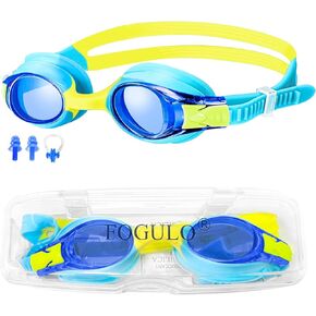 Goggles for Kids 4-14, 4/1 Pack Anti Fog Swimming Goggles with UV Protection, Kids Swim Goggles Leak Proof