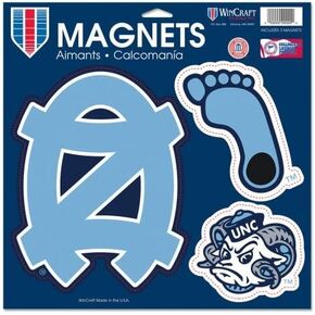 WinCraft North Carolina Tar Heels Official NCAA 11 inch x 11 inch Car Magnet by 290892