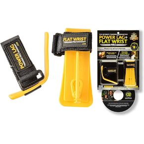 Golf Swing Training Aids - Golf Swing Lag Trainer and Golf Flat Wrist Trainer for Chipping, Slice and Full Swing