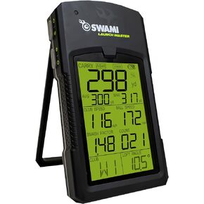 IZZO Golf Launch Master Launch Monitor - Golf Training Ball Striking Analysis Tracking Club Head Speed, Ball Speed, Smash Factor and Carry Distance
