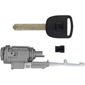 MOTOKU Ignition Switch Lock Cylinder Key for Honda CR-V Element Accord Pilot Acura MDX RDX TSX ZDX TL 06351-TE0-A11