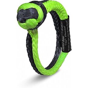 Bubba Rope Gator-Jaw 176745PRO تكبل صناعي ناعم (قوة كسر 52300 رطل) أخضر وأسود in Kuwait