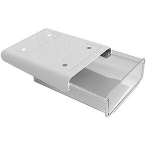 Under Desk Drawer 2 Layers, Double Trays Attachable Under Desk Storage Drawer, Click on Hidden Table Drawer for Home Office Pencil Stationery Storage in Saudi Arabia