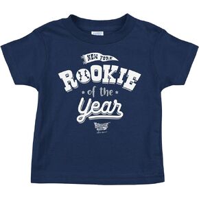 New York Baseball Fans. Rookie of The Year Navy Onesie or Toddler Tee (NB-4T)