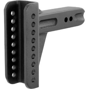 CURT 45917 Replacement Shank for Adjustable Trailer Hitch Ball Mount #45902 or #45908, Fits 2-1/2-Inch Receiver, CARBIDE BLACK POWDER COAT