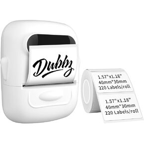 Label Maker, P50 Barcode Label Maker 2 inch Portable Thermal Bluetooth Label Printer for Home Office Small Business Clothes Address Mini Label Maker Machine Compatible with Phones &PC(With 1 Label) in Kuwait