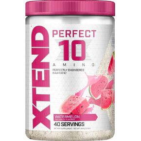XTEND Perfect 10 Amino EAA Powder Watermelon | 5g Essential Amino Acids + Branched Chain Amino Acids + Electrolytes to Fuel Hydration & Recovery | 40 Servings in Kuwait