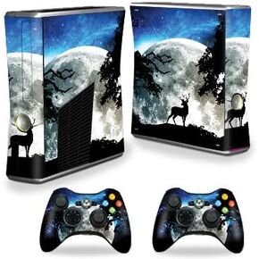 MightySkins Skin Compatible with X-Box 360 Xbox 360 S Console - Space Horizon | Protective, Durable, and Unique Vinyl Decal wrap Cover | Easy to Apply, Remove, and Change Styles | Made in The USA