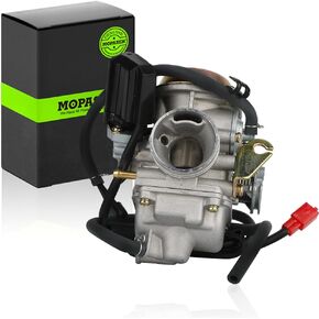 PowerMotor PD24J Carburetor for 4-Stroke GY6 125cc 150cc ATV Go Karts Scooter Mopeds QMJ/QMI157 QMJ/QMI152 - Manifold Intake Diameter 24mm PD24J Carb