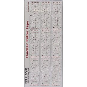 Pelz Golf DP4015 Teachers Putter Impact Tape, White