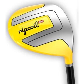 Ripcoil RP6 -Golf Swing Training Aid and Distance Trainer, Whippy Shaft and Driver Head, Hit Balls with This Aid, Increase Swing Speed and Distance Fast