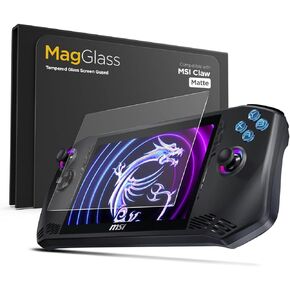 magglass Screen Protector for MSI Claw A1M, UHD Tempered Glass Display Guard (Handheld Gaming Console) (HD)