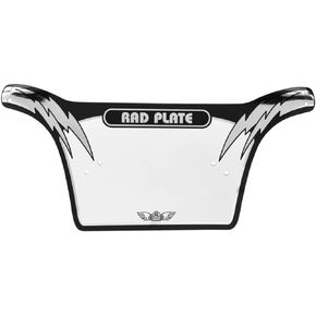 Number Plate Rad Black/Silver - 4389