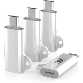 Lightning to USB C Adapter - Ultra-Fast Charging Apple USB C Adapter. Apple MFi Certified for iPhone 15 with USBC. USB-C to Lightning Adapter (35W Adapter, 2-Pack)