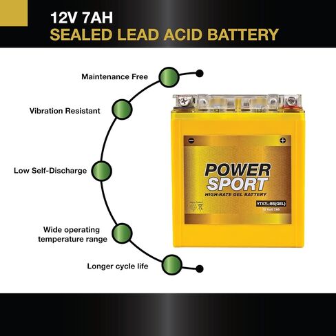 ExpertPower YTX7L-BS 12v 7Ah Motorcycle Gel Battery in Saudi Arabia