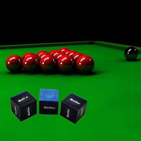 Snooker & Pool Pioneer Cue Chalk, Blue, Box of 12 pcs in Kuwait