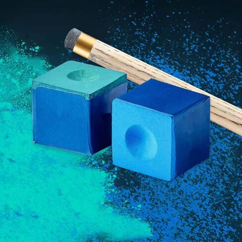 Snooker & Pool Pioneer Cue Chalk, Blue, Box of 12 pcs in Kuwait