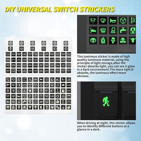 Joinfworld 6 Gang Rocker Switch Panel 12V Marine Boat Switch Panel مقاوم للماء 12 فولت أزرق LED ضوء تبديل لوحة التبديل على الخروج مع الأسلاك المسبقة للقارب السيارات شاحنة RV UTV in Kuwait