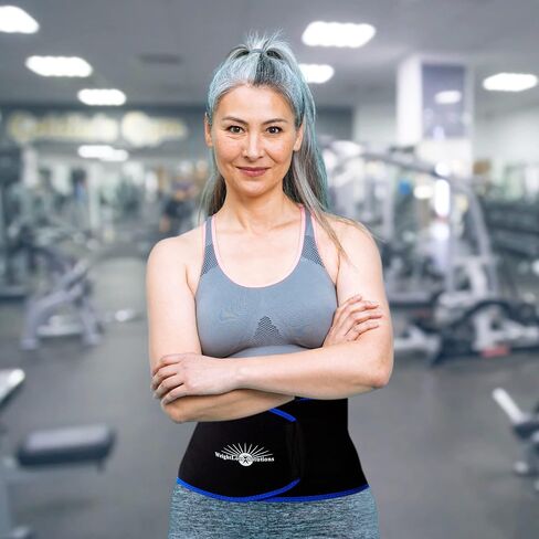 Waist Trimmer Ab Trainer, Weight Loss Sweat Wrap Sauna Belt for Women and Men. Waist Slimming, Stomach and Belly Fat Burner in Saudi Arabia