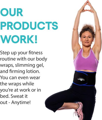 Waist Trimmer Ab Trainer, Weight Loss Sweat Wrap Sauna Belt for Women and Men. Waist Slimming, Stomach and Belly Fat Burner in Saudi Arabia