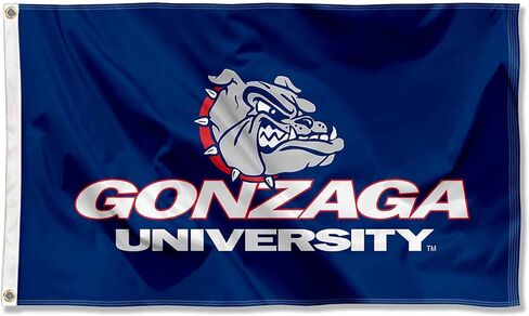 شركة College Flags & Banners Co. علم Gonzaga Bulldogs Wordmark in Saudi Arabia