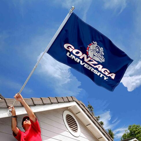 شركة College Flags & Banners Co. علم Gonzaga Bulldogs Wordmark in Saudi Arabia