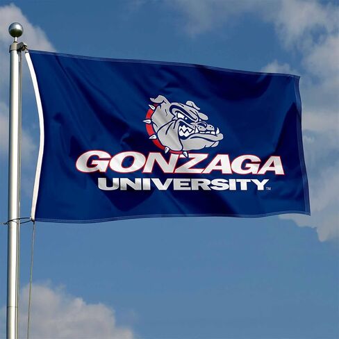 شركة College Flags & Banners Co. علم Gonzaga Bulldogs Wordmark in Saudi Arabia
