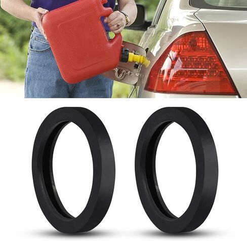 10pcs Gas Can Gaskets Replacement,Universal Fuel Gas Can Seals Spout Gasket Rubber Ring Can Gaskets Jerry Can Cap Gasket Compatible with Most Gas Can Spout in Saudi Arabia
