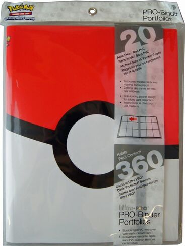 Ultra Pro 9-Pocket Pokémon Full-View Pro Binder: Poke Ball in Saudi Arabia