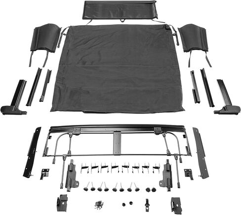 RAMPAGE PRODUCTS California Brief Sun Top | Black Diamond Color | 90535 | Fits 2020 - 2024 Jeep Gladiator JT in Saudi Arabia