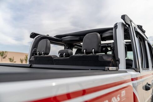 RAMPAGE PRODUCTS California Brief Sun Top | Black Diamond Color | 90535 | Fits 2020 - 2024 Jeep Gladiator JT in Saudi Arabia