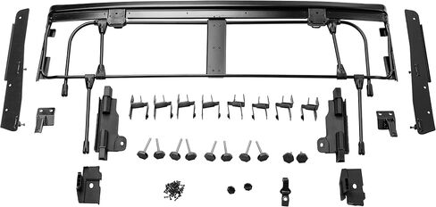 RAMPAGE PRODUCTS California Brief Sun Top | Black Diamond Color | 90535 | Fits 2020 - 2024 Jeep Gladiator JT in Saudi Arabia