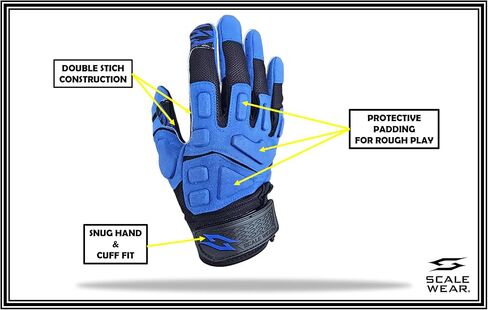 Black Stealth Padded Football Receiver Lineman Gloves Grip Silicone Palms Adult Mens Youth Sticky Boost Your Game in Saudi Arabia