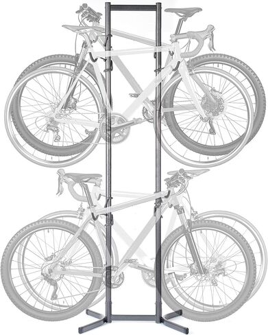 حامل الدراجة للمرآب والمنزل بواسطة Delta Cycle - لا يتطلب الحفر - رف تخزين الجاذبية قابل للتعديل بالكامل لأي نمط دراجة - رف عمودي قائم بذاته in Kuwait