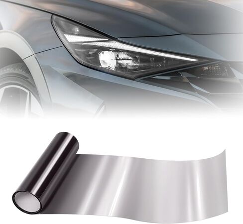 Car Light Tint Film,Headlight Tint and Tail Lights Automotive Headlights, 11.88×48 Inches, Self-Adhesive Vinyl Wrap Protector Film Easy Modification for Cars, Trucks, SUVs (Yellow) in Saudi Arabia