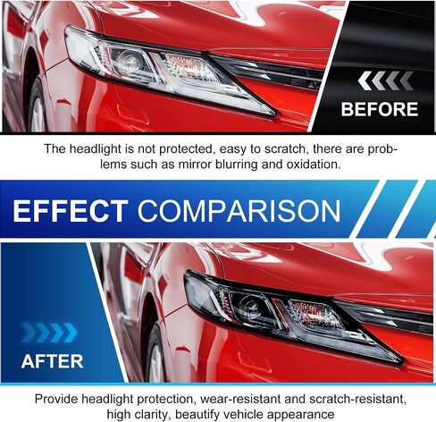 Car Light Tint Film,Headlight Tint and Tail Lights Automotive Headlights, 11.88×48 Inches, Self-Adhesive Vinyl Wrap Protector Film Easy Modification for Cars, Trucks, SUVs (Yellow) in Saudi Arabia