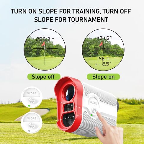 Golfer Gains Laser Golf Rangefinder, Slope Compensation, Flag Lock Vibration, Golf Rangefinder with Magnet in Saudi Arabia