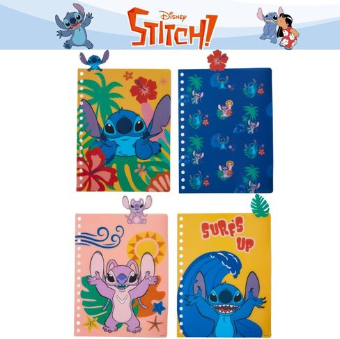 دفتر يوميات من Innovative Designs Stitch Tab، غلاف حلزوني، 96 صفحة مسطرة، 8 × 7 بوصة، أصفر in Kuwait