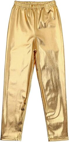 أطفال بنات بنين لامعة معدنية الرقص الجوارب السراويل الجاز الهيب هوب الرقص الشارع رياضي طماق Dancewear in Kuwait