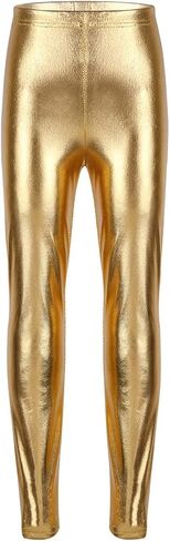 أطفال بنات بنين لامعة معدنية الرقص الجوارب السراويل الجاز الهيب هوب الرقص الشارع رياضي طماق Dancewear in Kuwait