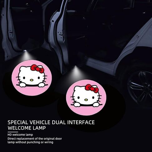 2Pcs Vikings Car Door Lights Logo Projector, WIireless Led Welcome Logo Ghost Shadow Light Compatible with All in Saudi Arabia