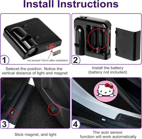 2Pcs Vikings Car Door Lights Logo Projector, WIireless Led Welcome Logo Ghost Shadow Light Compatible with All in Saudi Arabia