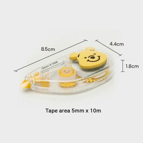 Winnie-Bear-Pooh Correction Tape (white) 1 count - School Supplies Stationery in Saudi Arabia