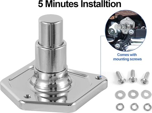 AILMOTO Black Push Button Starter Solenoid 1.2/1.4 k/watt Compatible for Harley Davidson Softail Dyna Sportster Big Twin 1991-2017 in Saudi Arabia