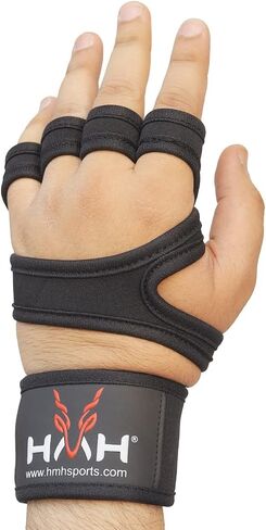 Workout Gloves Weight Lifting Gym Gloves for Men Women Wrist Support Padded Adjustable & Ventilated Grip Palm Protection Exercise Fitness Gloves, Pull ups in Saudi Arabia
