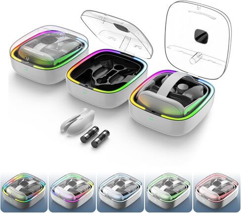 قاعدة شحن Quest 3، ترقية محطة الشحن لحقيبة تخزين Meta Oculus Quest 3، حافظة شحن مغناطيسية لسماعة Meta Quest 3 VR مع بطاريتين RGB Light 2 in Kuwait