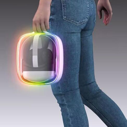 قاعدة شحن Quest 3، ترقية محطة الشحن لحقيبة تخزين Meta Oculus Quest 3، حافظة شحن مغناطيسية لسماعة Meta Quest 3 VR مع بطاريتين RGB Light 2 in Kuwait