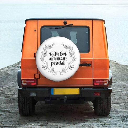 The White Horse Gallops Spare Tire Cover Running Hard Wheel Covers for RV Tires Camper Tire Case Protectors for Trailer Rv SUV Truck Travel Trailer 15 in in Saudi Arabia
