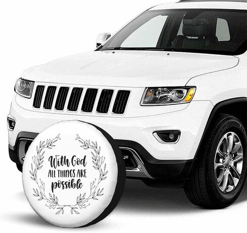 The White Horse Gallops Spare Tire Cover Running Hard Wheel Covers for RV Tires Camper Tire Case Protectors for Trailer Rv SUV Truck Travel Trailer 15 in in Saudi Arabia